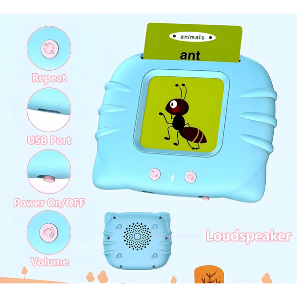 Talking Flash Card for Kids – Montessori Interactive Cards