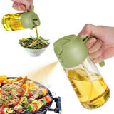 2 IN 1 GLASS OIL SPRAY & DISPENSER