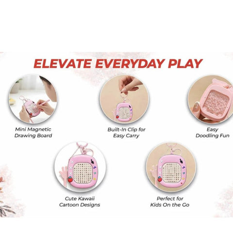 2 in 1 Saniro Magpad Puzzle Keychain for Kids