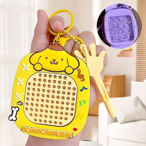2 in 1 Saniro Magpad Puzzle Keychain for Kids