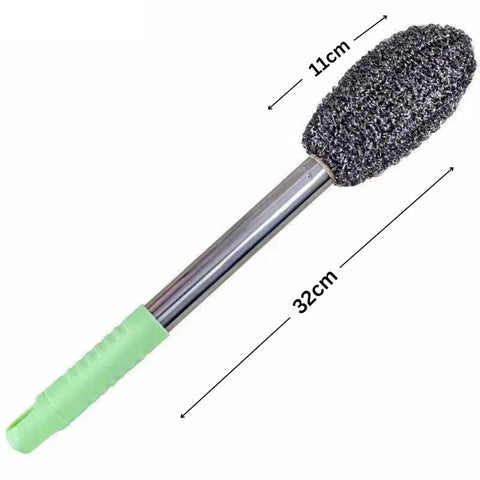 LONG HANDLE STEEL WIRE BOTTLE CLEANING BRUSH