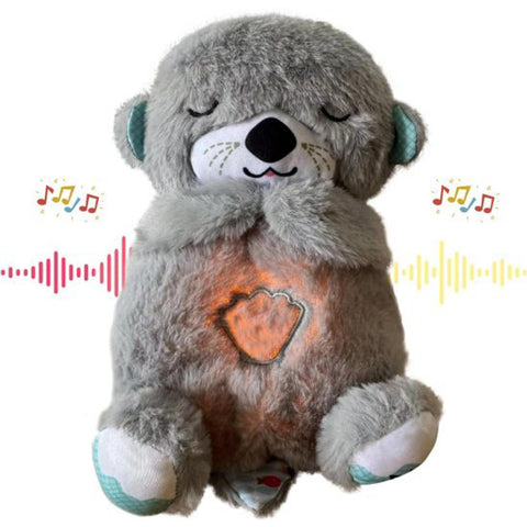 BREATHING TEDDY BEAR - Soft Plush Musical Toy