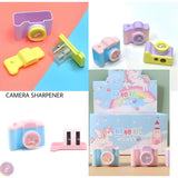 Camera-Shaped Pencil Sharpener with Dual hole
