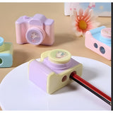 Camera-Shaped Pencil Sharpener with Dual hole