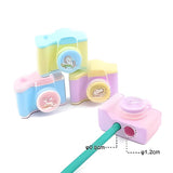 Camera-Shaped Pencil Sharpener with Dual hole
