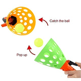 CLICK & CATCH TWIN BALL GAME – Indoor Outdoor Play Toy
