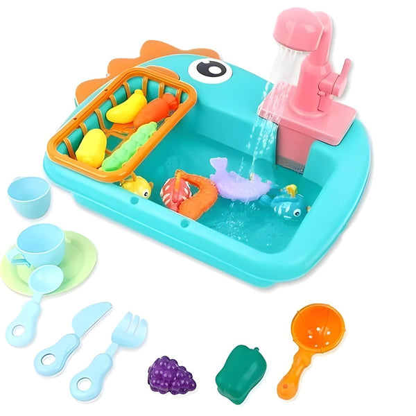 Dinosaur Kitchen Sink Play Set – Interactive Water Fun for Kids