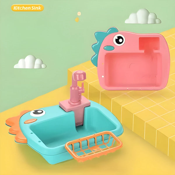 Dinosaur Kitchen Sink Play Set – Interactive Water Fun for Kids