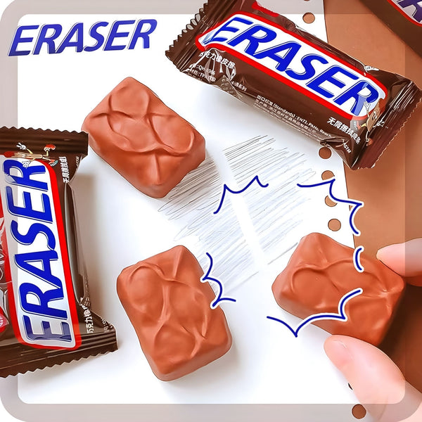 3D Mobile, Car & Chocolate Eraser Combo – Fun Stationery for Kids