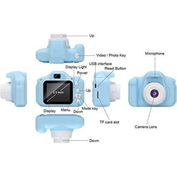 REAL WORKING KIDS DIGITAL CAMERA TOY - Photos, Videos & Games
