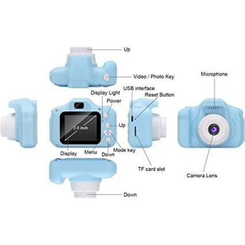 REAL WORKING KIDS DIGITAL CAMERA TOY - Photos, Videos & Games