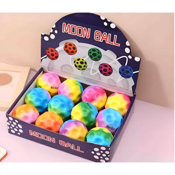 High Bouncing Moon Ball – Zero Gravity Rainbow Foam Ball