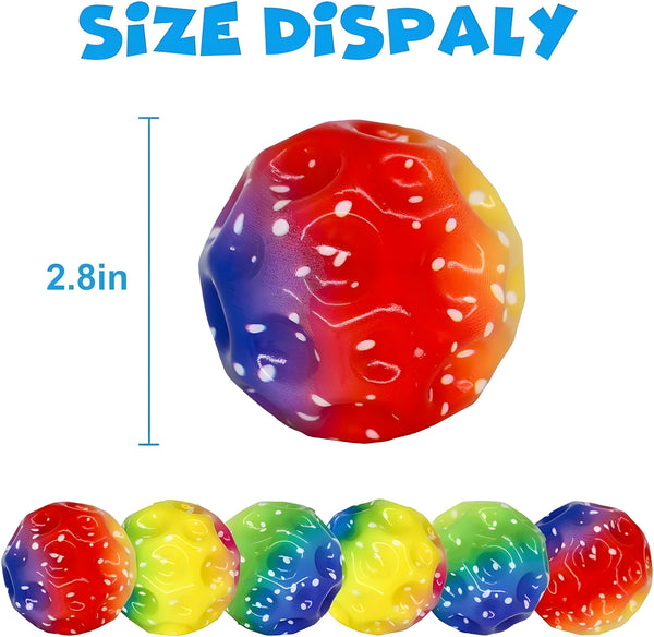 High Bouncing Moon Ball – Zero Gravity Rainbow Foam Ball