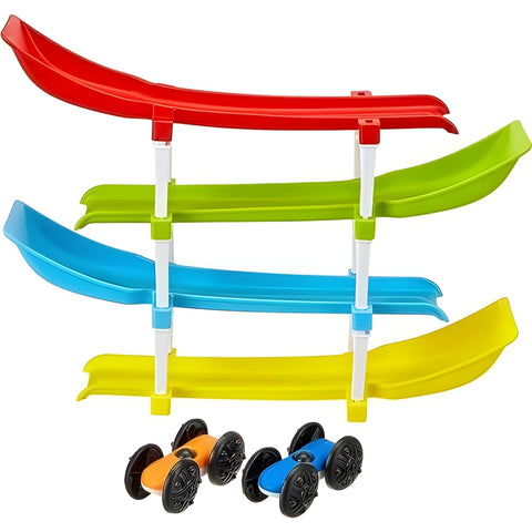 Zig Zag Ramp Racer Toy – 4 Level Car Track for Kids
