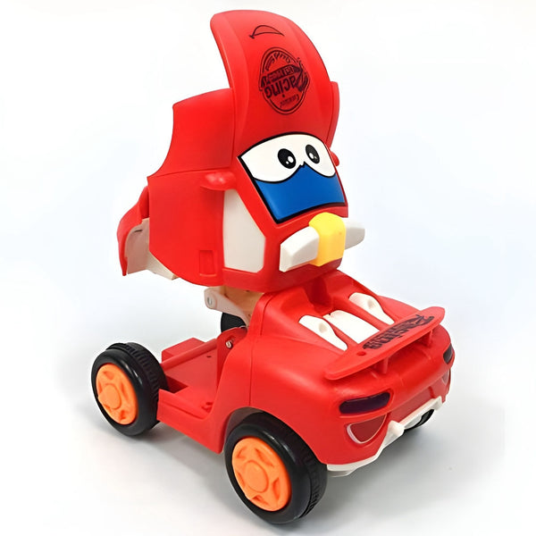 2 in 1 MINI ROBOT CAR - Fun Transforming Friction Powered Toy