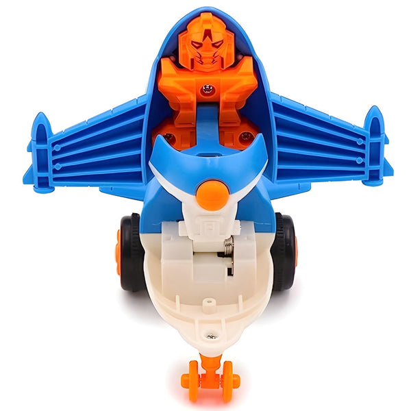 2 in 1 MINI ROBOT PLANE - Fun Transforming Friction Powered Toy