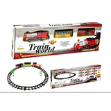TRAIN WORLD – Realistic Battery Operated Train Set for Kids
