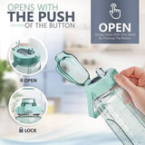 3 in 1 TRANSPARENT MOTIVATIONAL  BOTTLE