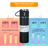 STAINLESS STEEL VACUUM FLASK GIFT SET (500 ml)