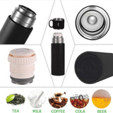 STAINLESS STEEL VACUUM FLASK GIFT SET (500 ml)