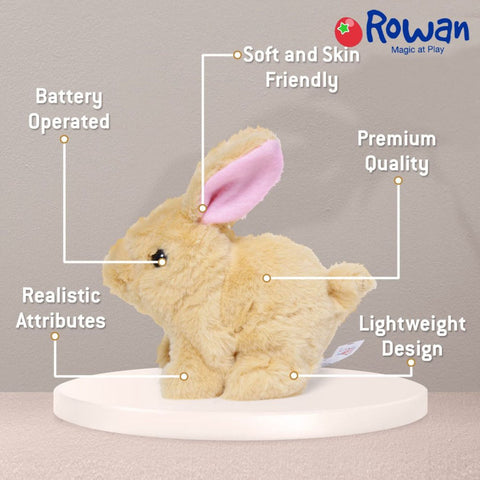 WALKING AND HOPPING RABBIT TOY - Interactive Bunny