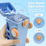 CUTE BUS SIPPER WATER BOTTLE FOR KIDS