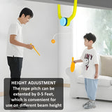 HANGING TABLE TENNIS TRAINER - Adjustable Self Play Ping Pong Set