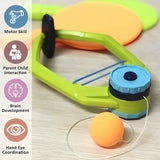 HANGING TABLE TENNIS TRAINER - Adjustable Self Play Ping Pong Set