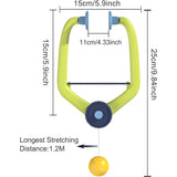 HANGING TABLE TENNIS TRAINER - Adjustable Self Play Ping Pong Set
