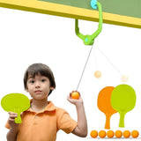 HANGING TABLE TENNIS TRAINER - Adjustable Self Play Ping Pong Set