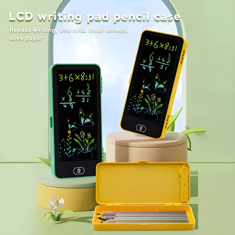 2  in 1 LCD PENCIL CASE FOR KIDS - Doodle, Write & Organize