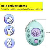 ROCK PAPER SCISSOR GAME KEYCHAIN