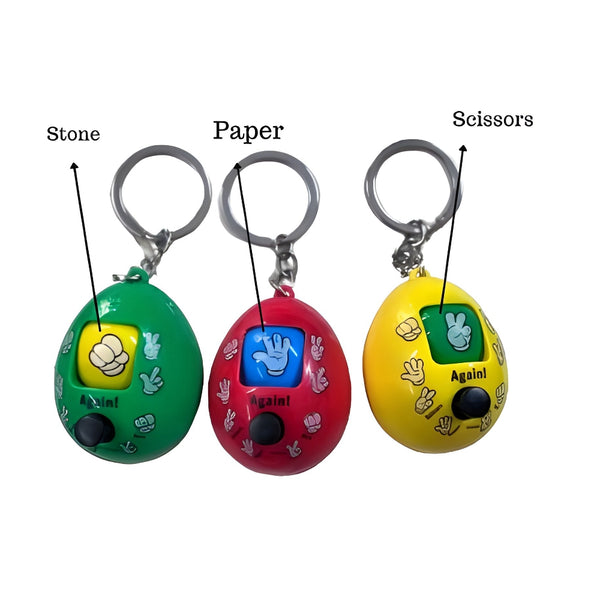 ROCK PAPER SCISSOR GAME KEYCHAIN