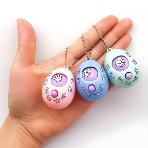 ROCK PAPER SCISSOR GAME KEYCHAIN