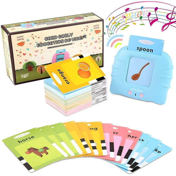 Talking Flash Card for Kids – 112 Double Sided Interactive Cards